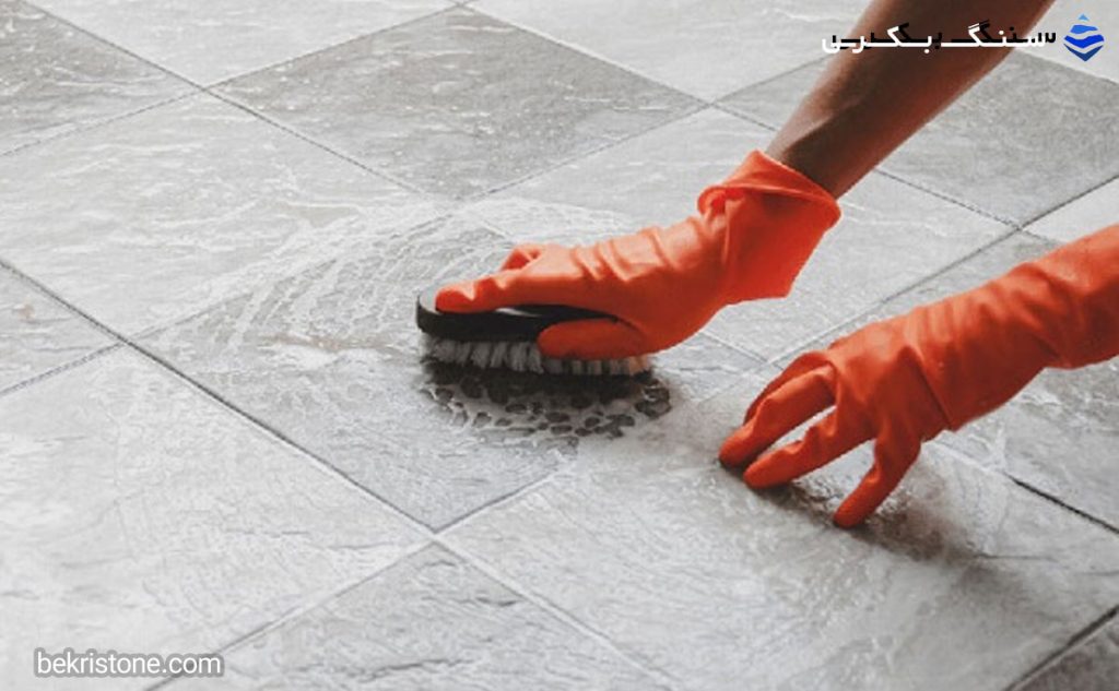 نحوه پاک کردن لکه از روی سنگ